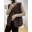 Women's Casual Sleeveless Vest with Pockets - Solid Button Front Design
