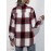 Plaid Button Front Jacket - Casual Lapel Long Sleeve Outwear for Women