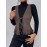 Tassel Tie Front Solid Vest, Elegant Sleeveless Stylish Vest, Women's Clothing