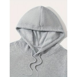 Headphone Smile Print Hoodie, Hoodies For Men, Men's Casual Graphic Design Pullover Hooded Sweatshirt With Kangaroo Pocket Streetwear For Winter Fall, As Gifts