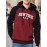 Men's Retro Letter Print Hoodie - Casual Graphic Design Pullover Sweatshirt for Winter Fall - Cool Streetwear Gift
