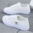 Women's Simple Canvas Shoes, Casual Lace Up Outdoor Shoes, Lightweight Low Top Sneakers