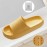 Men's Solid Color Open Toe Breathable Anti Odor EVA Slippers, Comfy Non Slip Casual Durable Soft Sole Slides, Men's Footwear